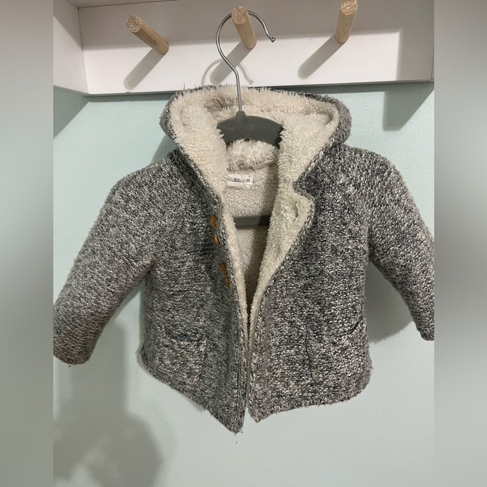Zara baby fur jacket